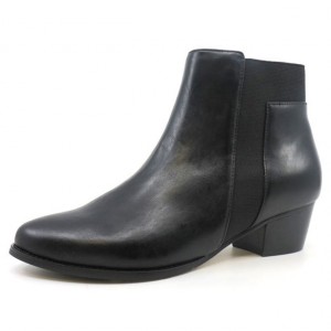 Black Ziera Viara (Extra Wide, Adjustable Fit) Women Boots | Z-947068