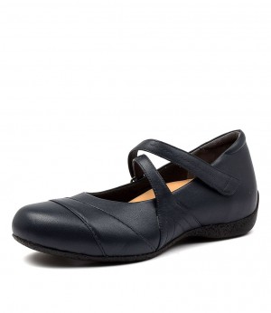 Navy Ziera Xray (Wide) Women Mary Janes | Z-439851