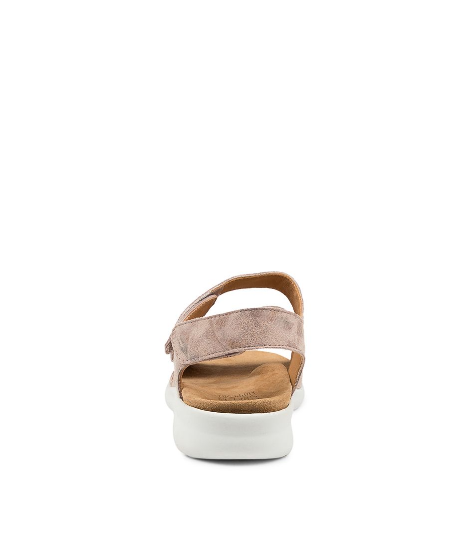 Beige / White Ziera Bonny (Wide) Women Sandals | Z-689704