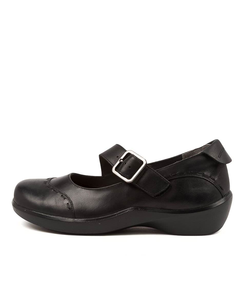 Black Ziera Angel (Extra Wide) Women Mary Janes | Z-479562