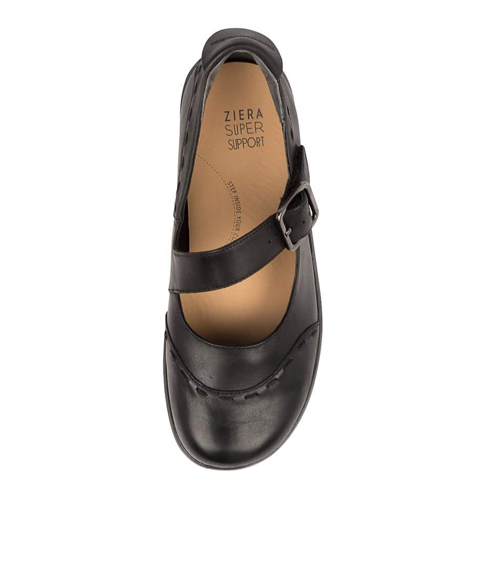 Black Ziera Angel (Wide) Women Mary Janes | Z-061279