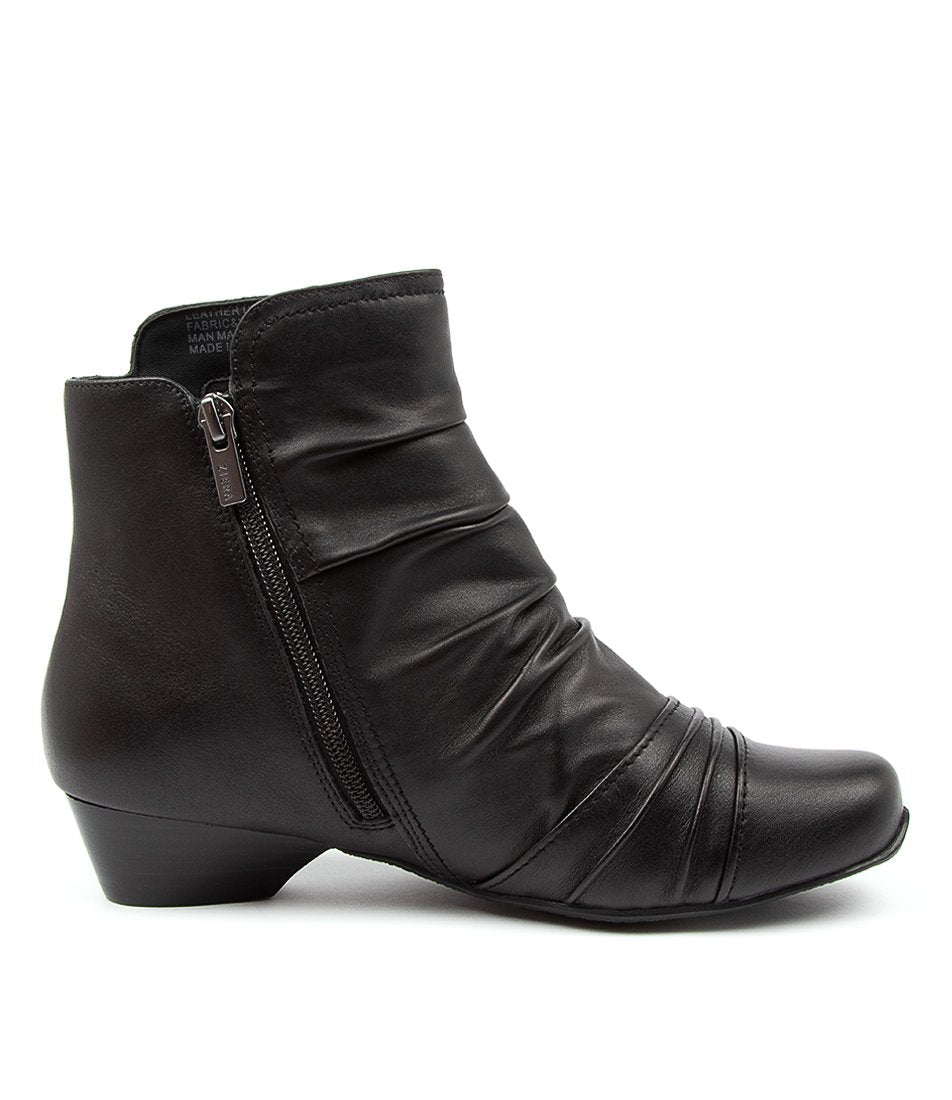 Black Ziera Camryn (Extra Wide) Women Boots | Z-596037