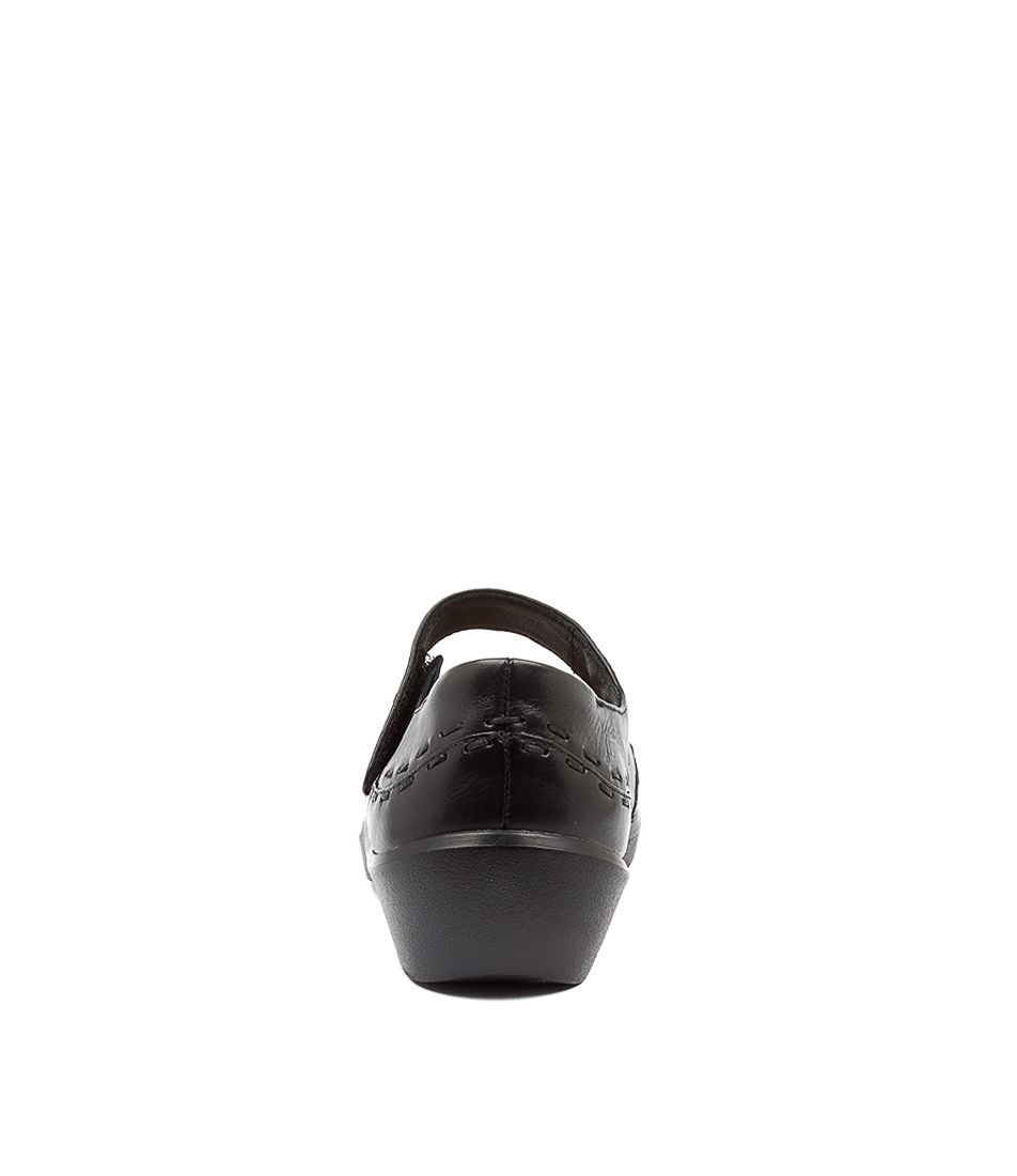 Black Ziera Gummibear (Extra Wide) Women Mary Janes | Z-976243