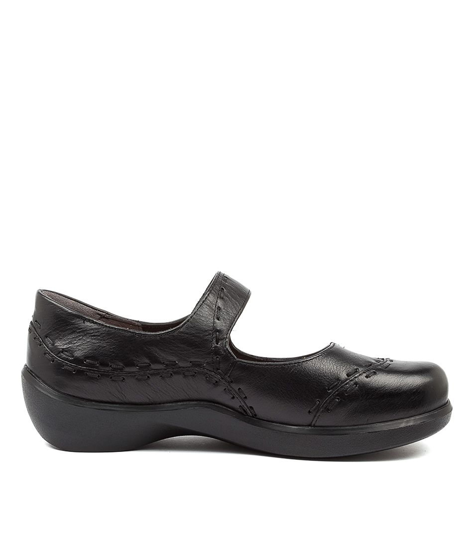 Black Ziera Gummibear (Extra Wide) Women Mary Janes | Z-976243