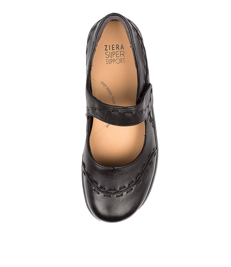 Black Ziera Gummibear (Extra Wide) Women Mary Janes | Z-976243