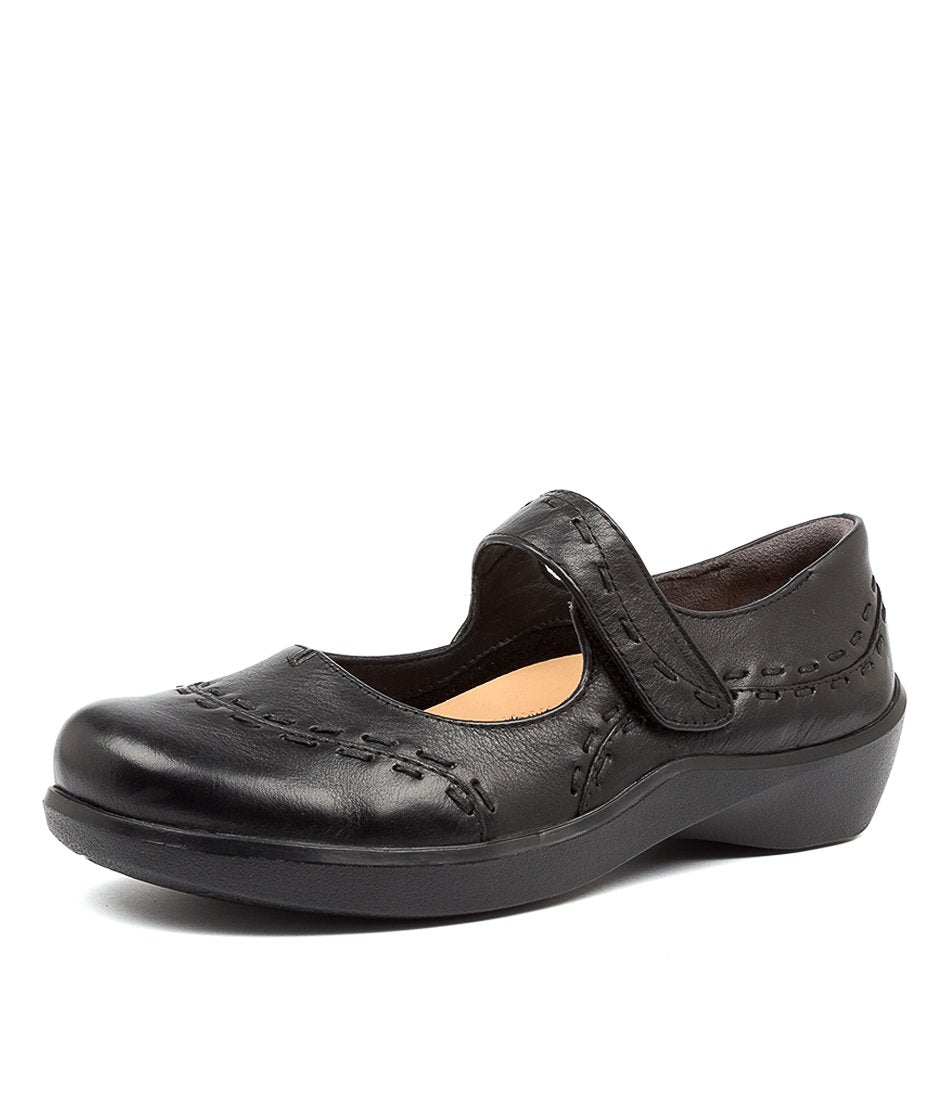 Black Ziera Gummibear (Extra Wide) Women Mary Janes | Z-976243