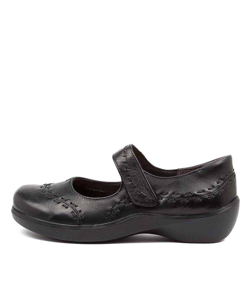 Black Ziera Gummibear (Wide) Women Mary Janes | Z-309872