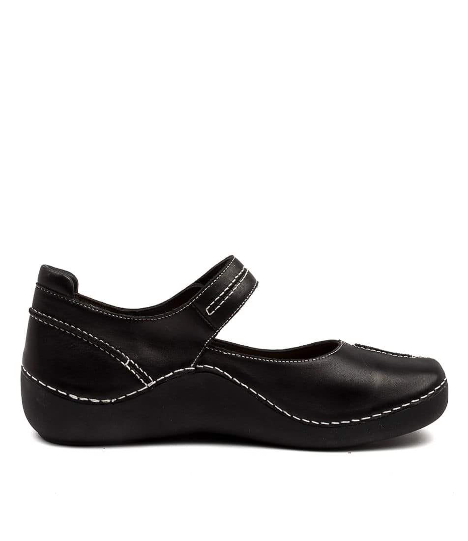 Black Ziera Lilia (Extra Wide) Women Mary Janes | Z-407628