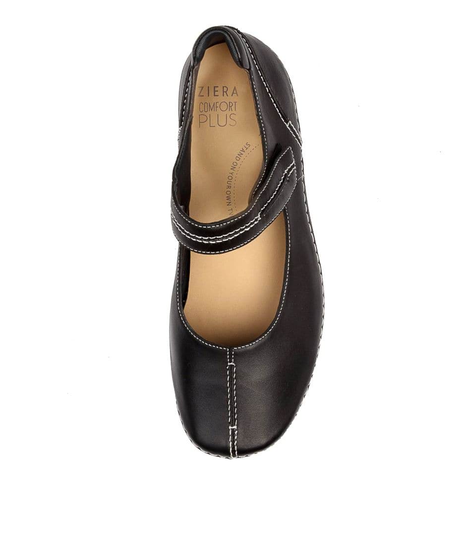 Black Ziera Lilia (Extra Wide) Women Mary Janes | Z-407628