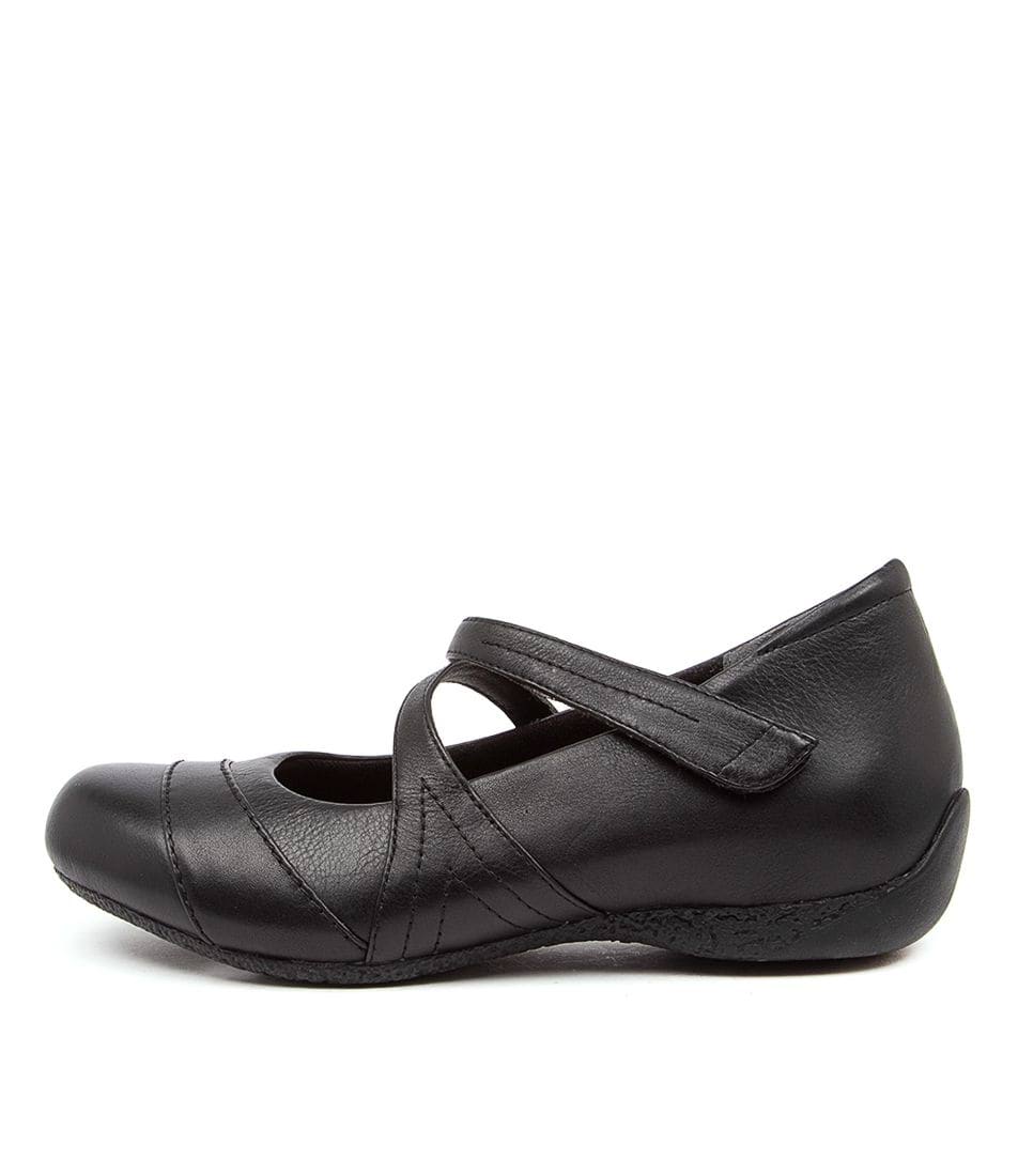 Black Ziera Xray (Extra Wide) Women Mary Janes | Z-456731