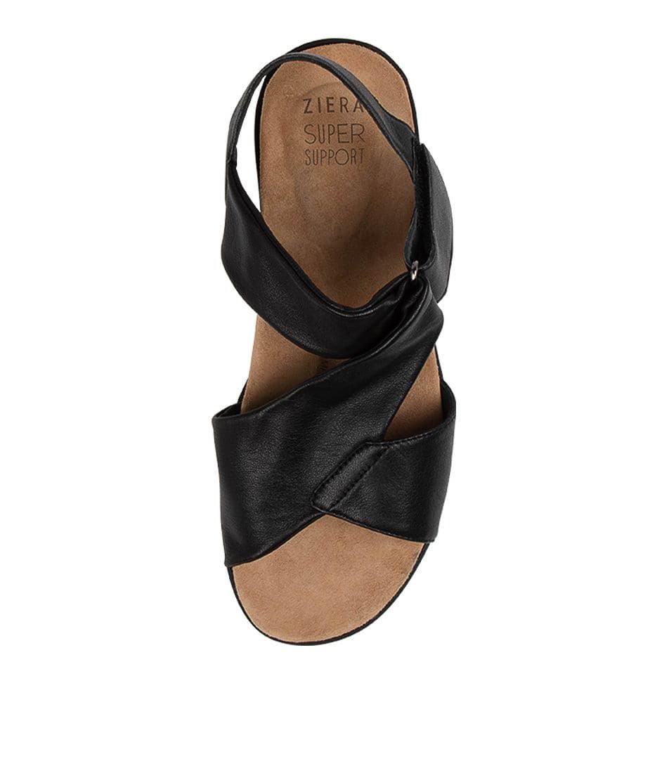 Black / Black Ziera Nazley (Wide) Women Sandals | Z-359128