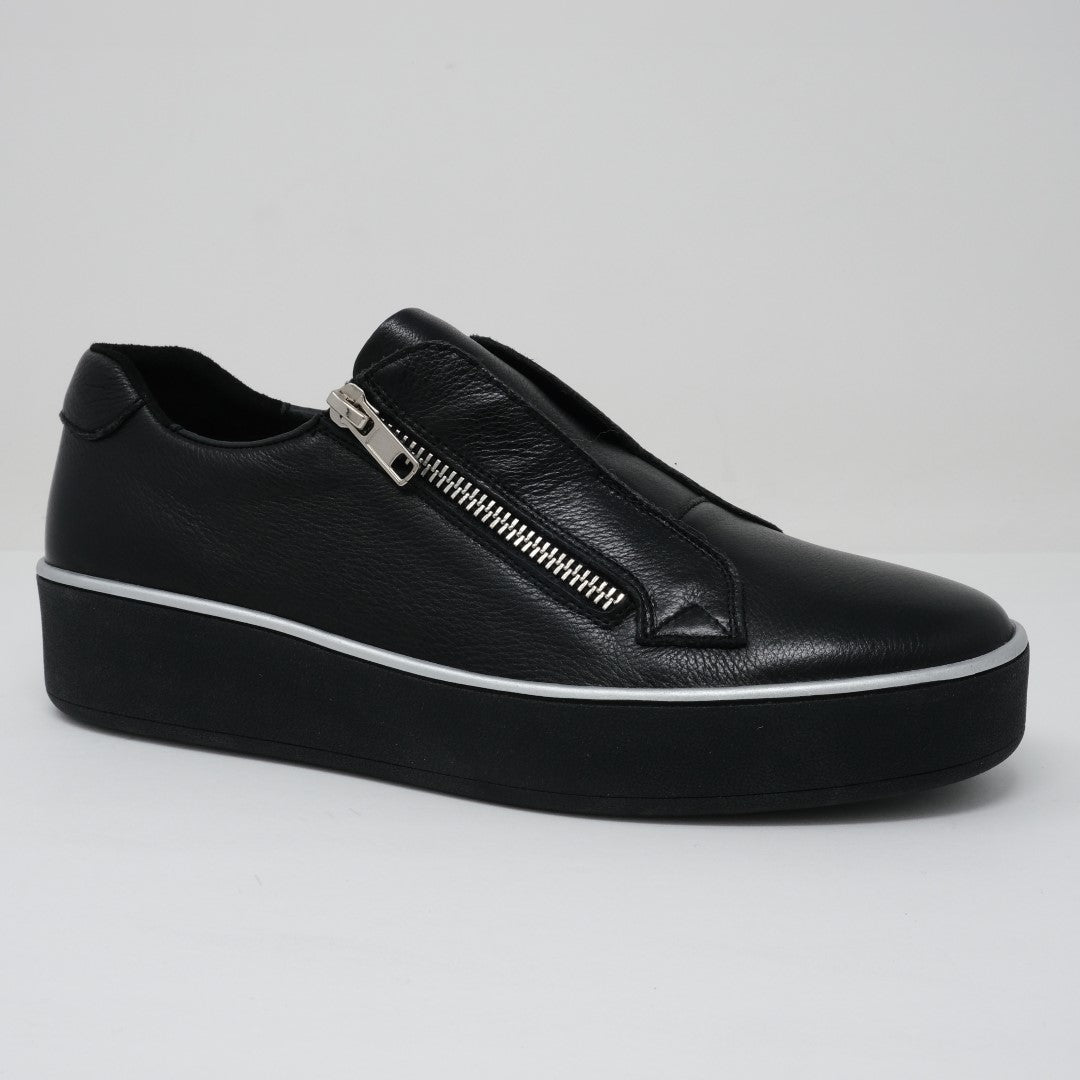 Black / Black Ziera Zikta (Wide) Women Sneakers | Z-205419