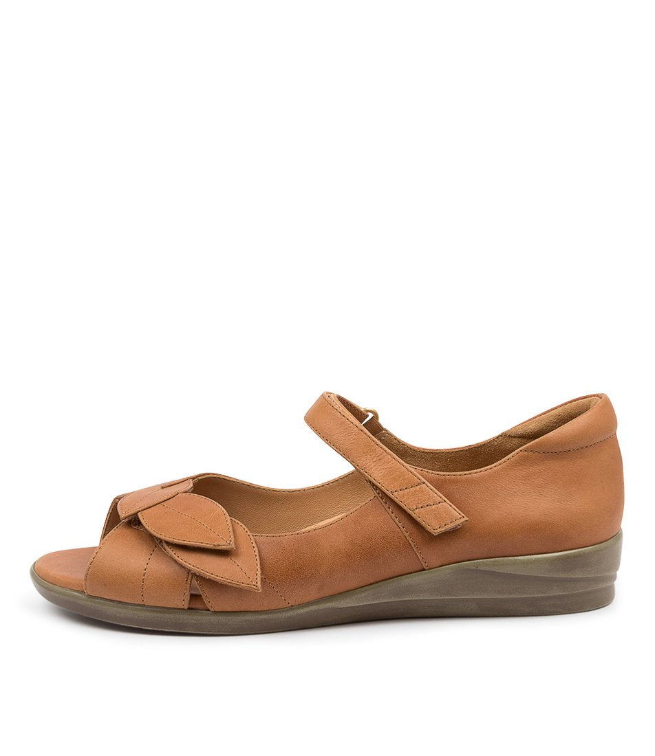 Brown Ziera Disco (Wide) Women Sandals | Z-758049