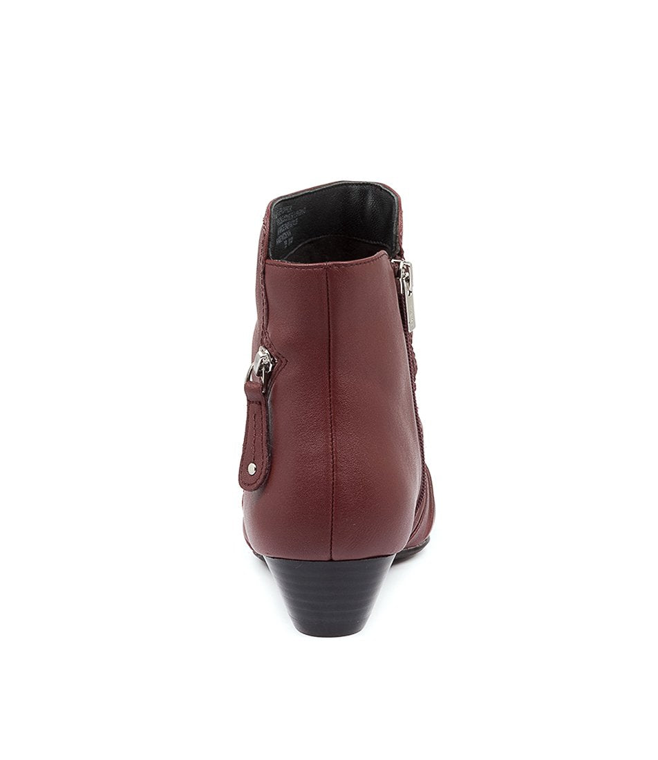 Dark Red Ziera Camryn (Extra Wide) Women Boots | Z-627490