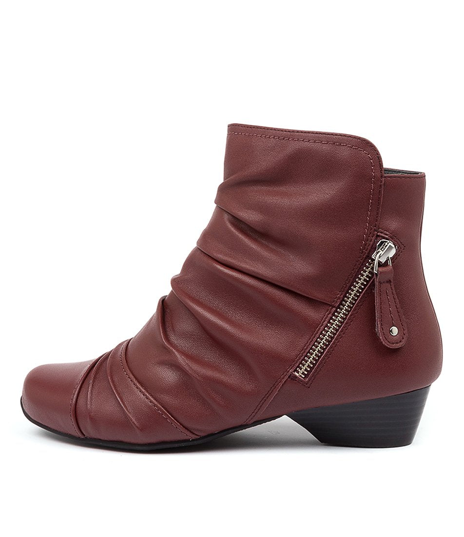 Dark Red Ziera Camryn (Extra Wide) Women Boots | Z-627490