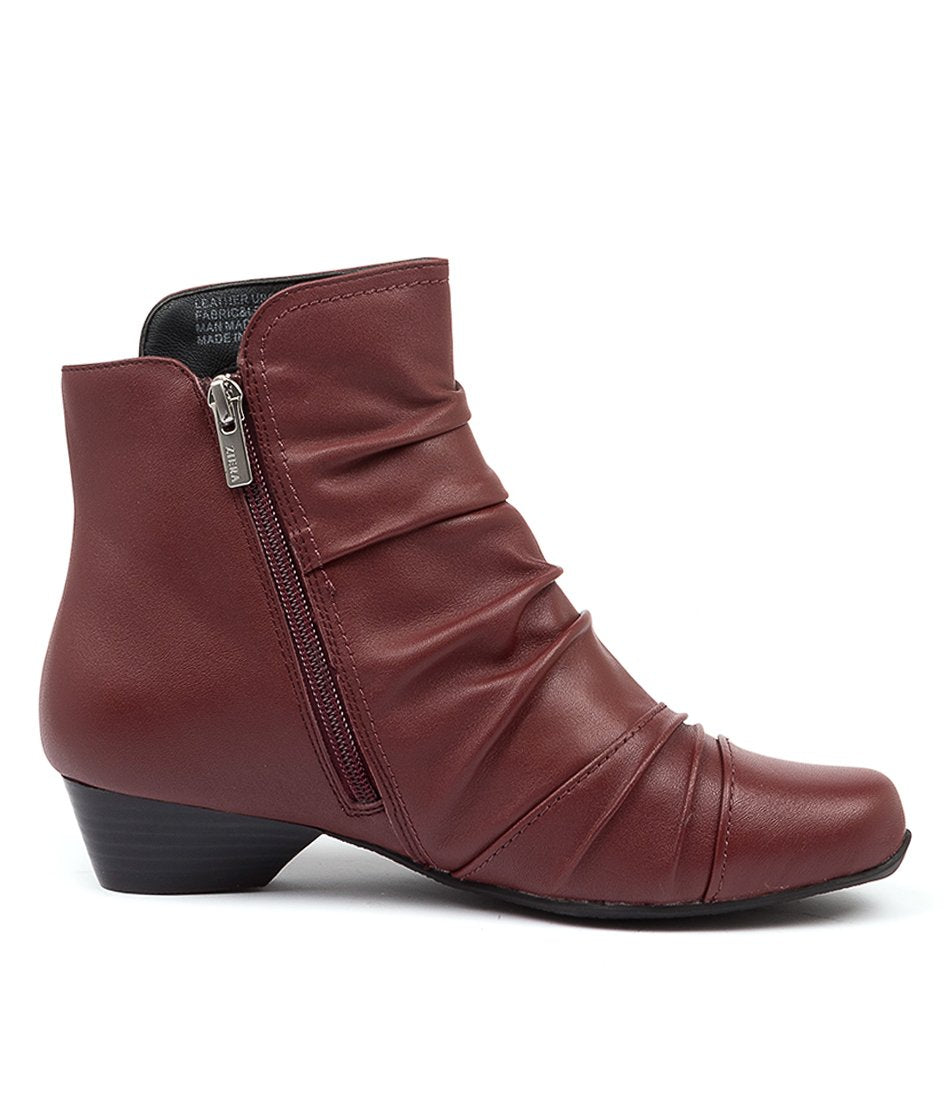 Dark Red Ziera Camryn (Extra Wide) Women Boots | Z-627490