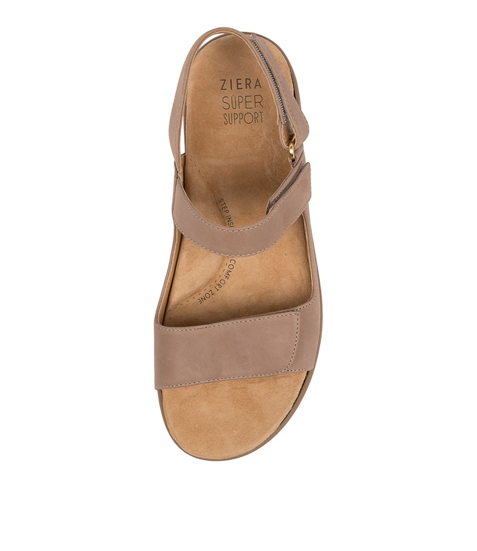 Grey Brown / Grey Brown Ziera Benji (Wide) Women Sandals | Z-069158