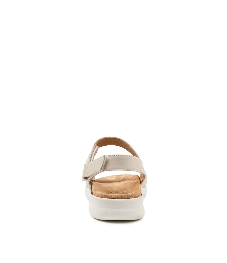 Grey / White Ziera Benji (Wide) Women Sandals | Z-624098