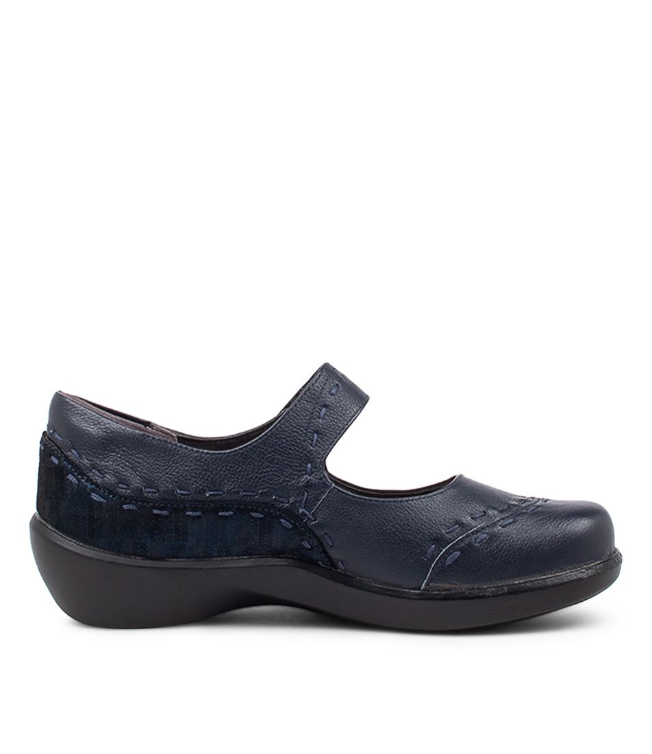 Navy Ziera Gummibear (Wide) Women Mary Janes | Z-607915