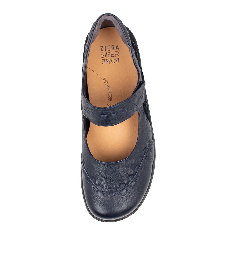 Navy Ziera Gummibear (Wide) Women Mary Janes | Z-607915