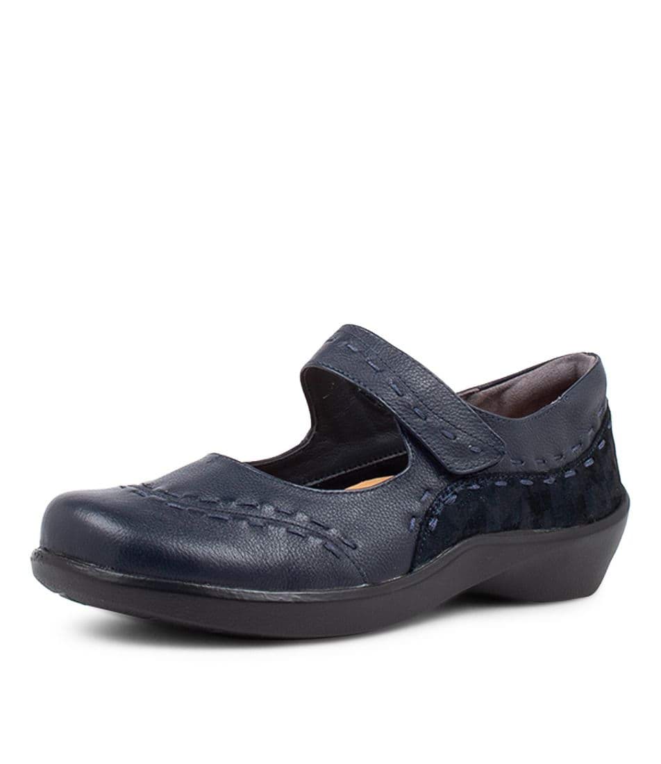 Navy Ziera Gummibear (Wide) Women Mary Janes | Z-607915