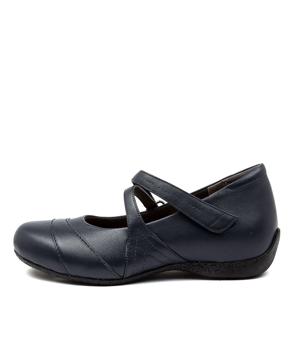 Navy Ziera Xray (Wide) Women Mary Janes | Z-439851