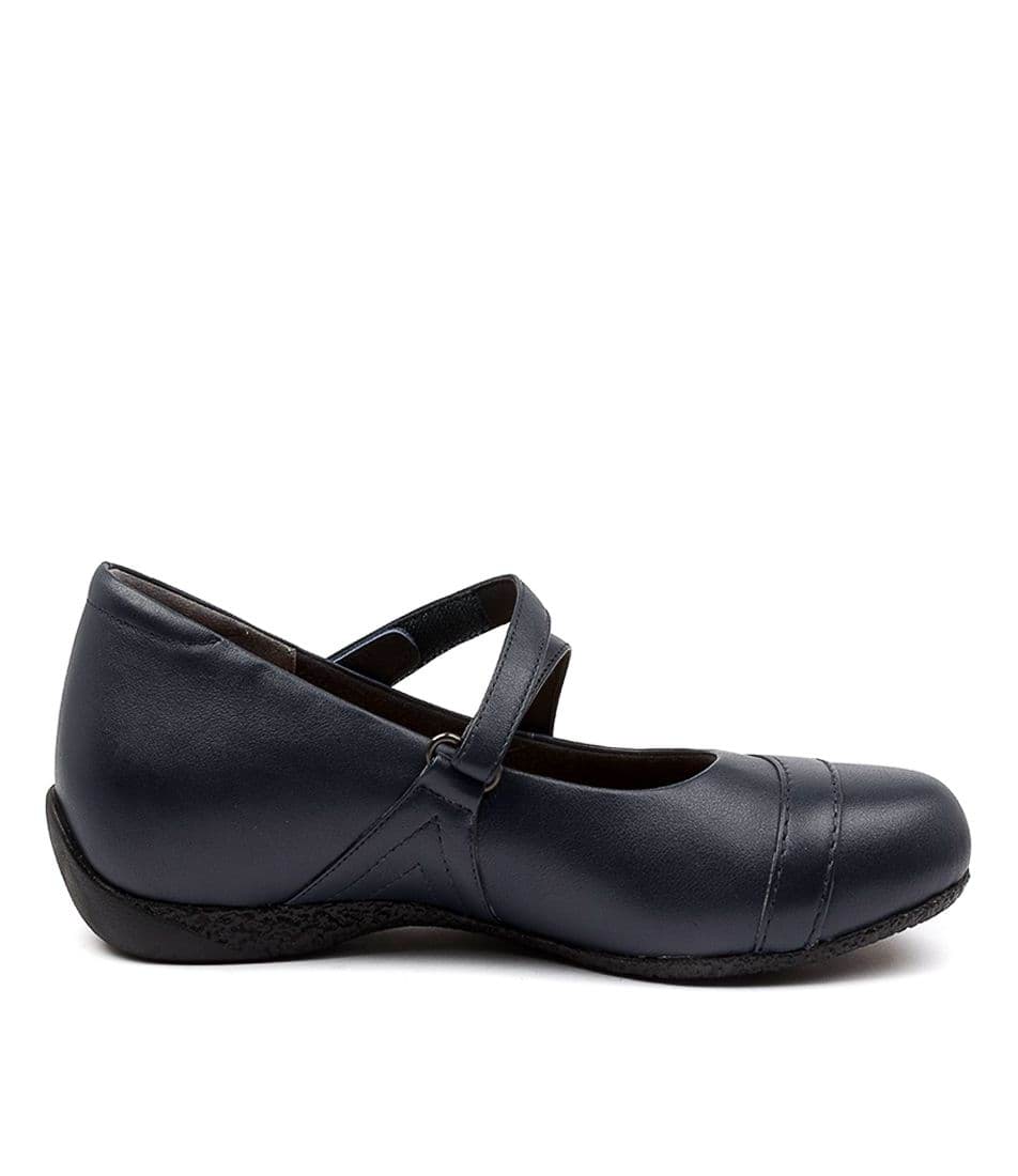 Navy Ziera Xray (Wide) Women Mary Janes | Z-439851