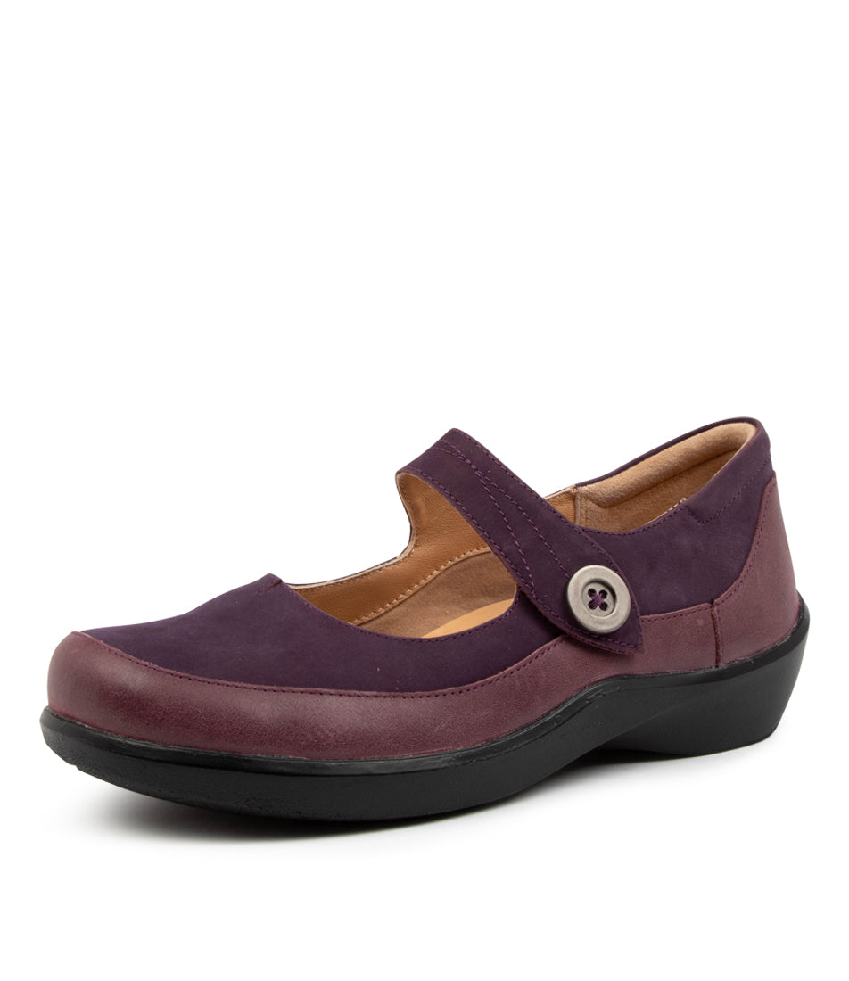 Purple Ziera Gloria (Extra Wide) Women Mary Janes | Z-641052