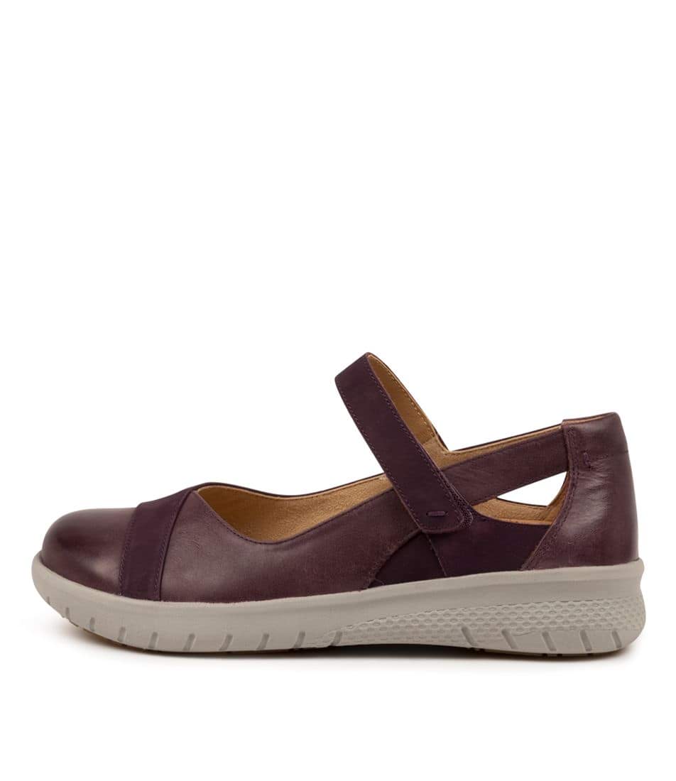 Purple Ziera Sofia (Extra Wide, Adjustable Fit) Women Mary Janes | Z-190572