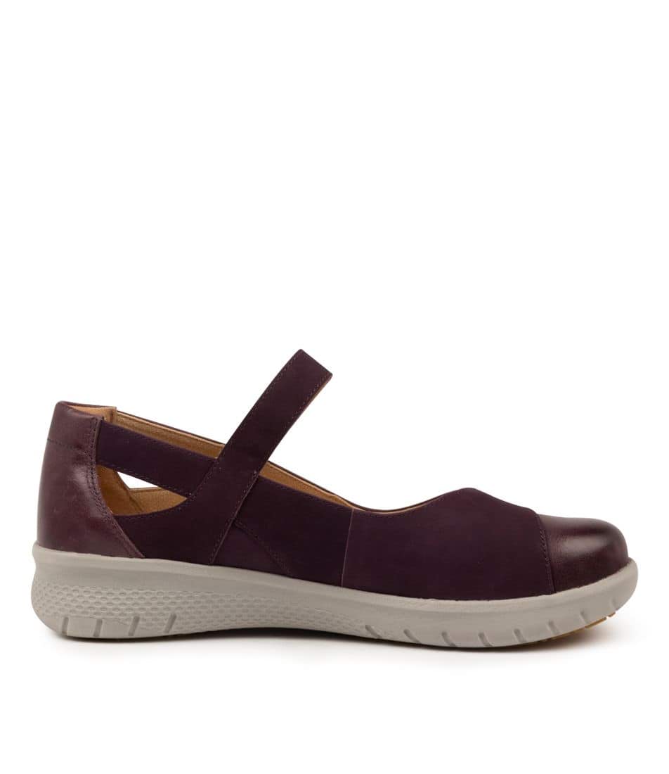 Purple Ziera Sofia (Extra Wide, Adjustable Fit) Women Mary Janes | Z-190572