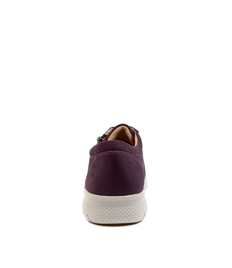 Purple Ziera Solar (Extra Wide, Adjustable Fit) Women Sneakers | Z-692415