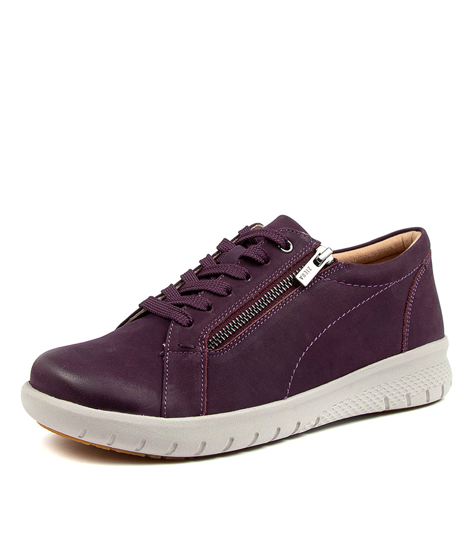 Purple Ziera Solar (Extra Wide, Adjustable Fit) Women Sneakers | Z-692415