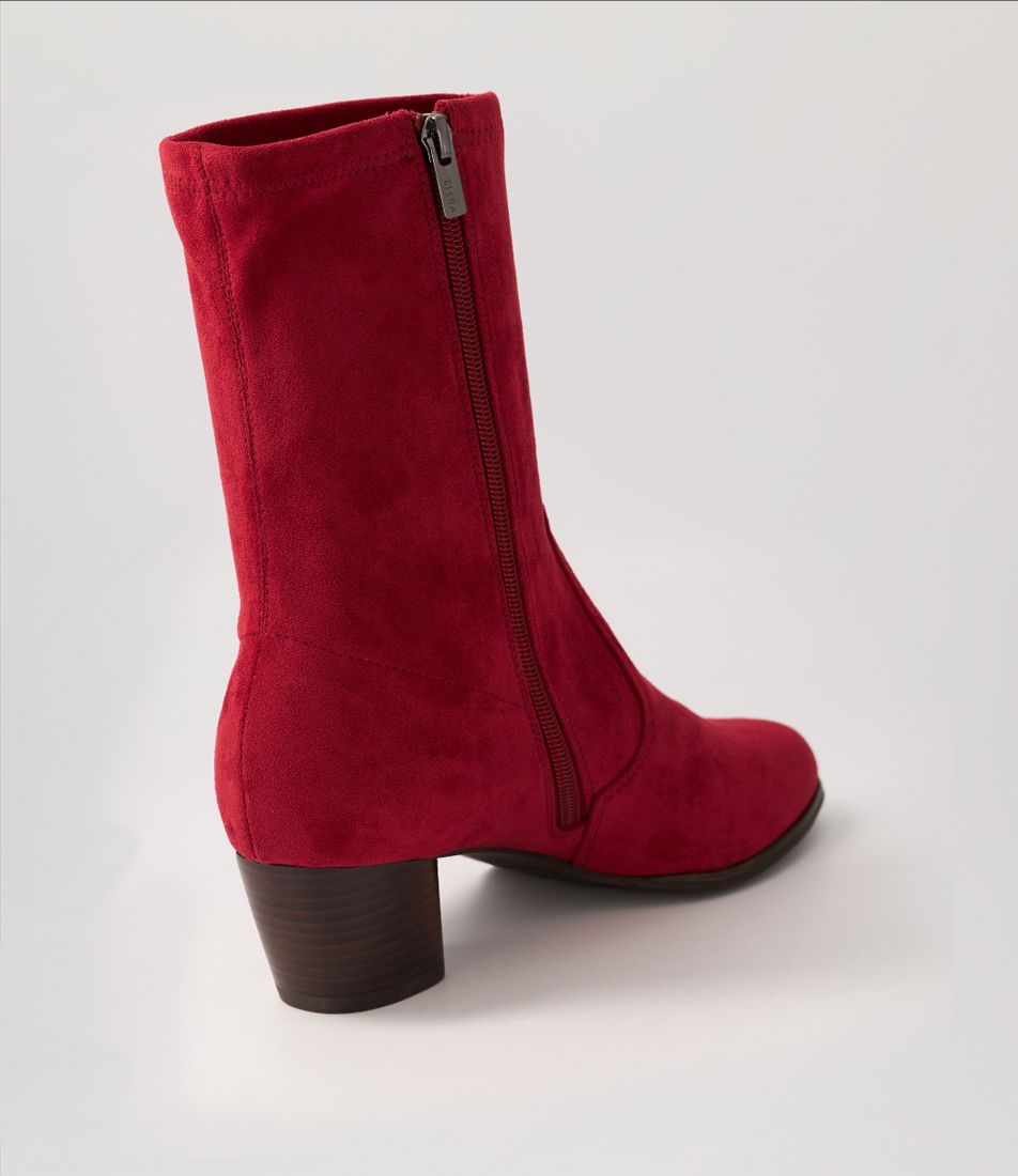 Red Ziera Genevey (Wide) Women Boots | Z-294503