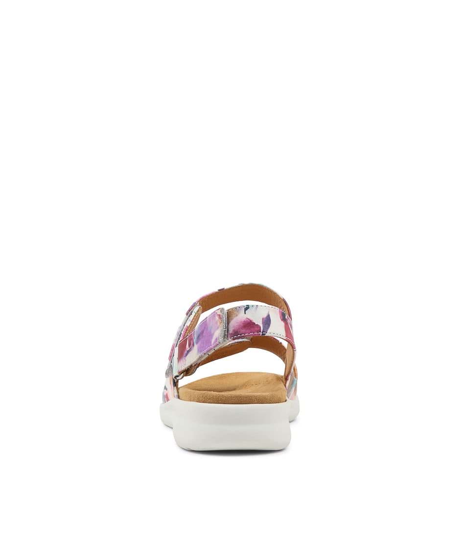 White Ziera Benji (Wide) Women Sandals | Z-475016