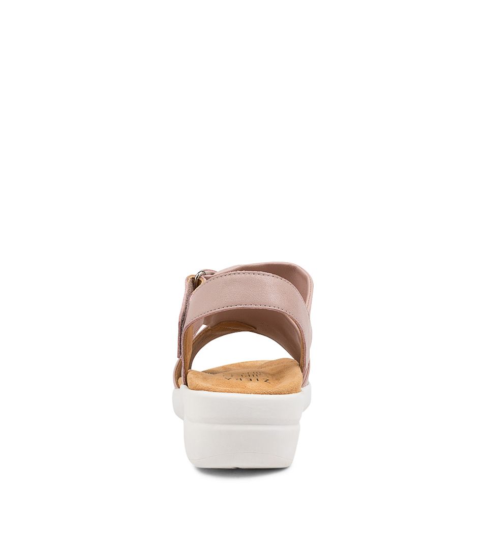 White Ziera Nazley (Wide) Women Sandals | Z-518023