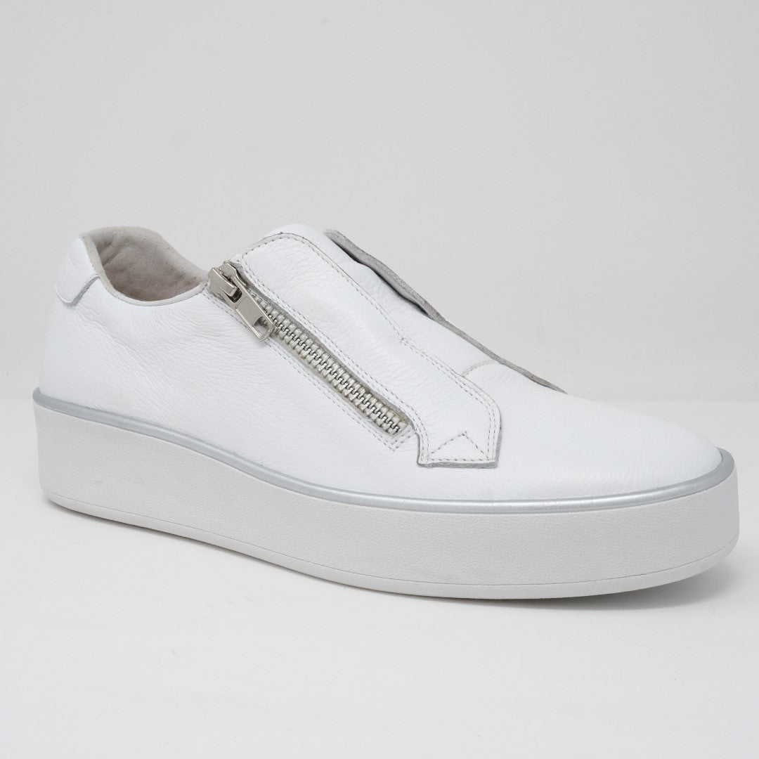 White / White Ziera Zikta (Wide) Women Sneakers | Z-378496